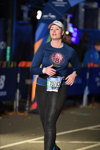 photo of Heather Shantora Running